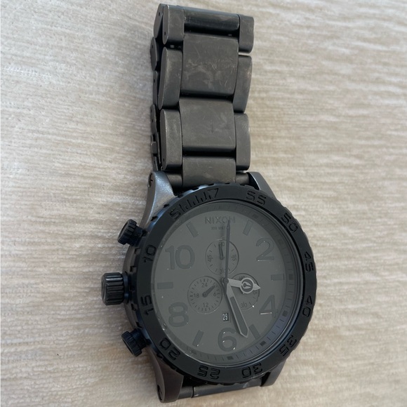 Watch 5130 CHRONO A0833086 ALL MATTE BLACK Men 51-30 A083-3086 Genuine 51 MM - Picture 4 of 4